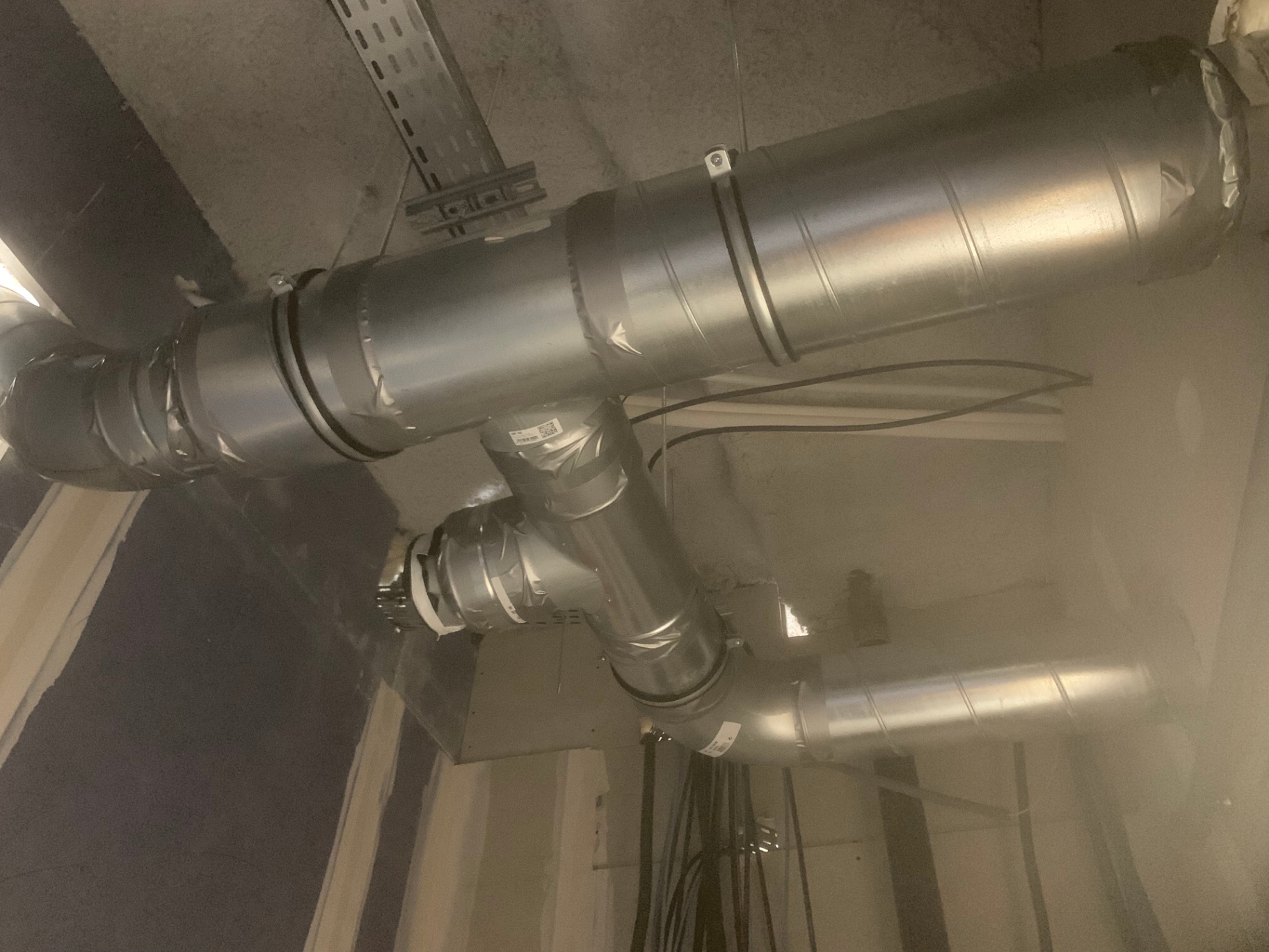 Gaines de ventilation VMC en inox